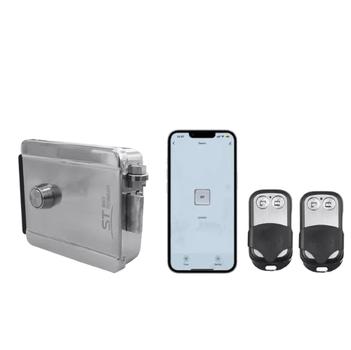 Электромеханический замок на калитку с радиопультами и Wi-Fi